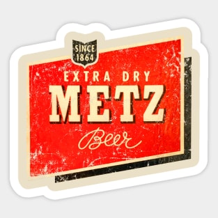 Metz Beer Sticker